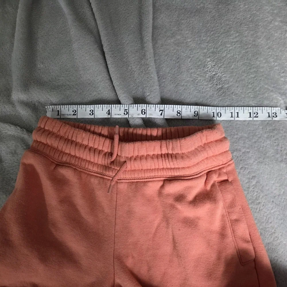 Old Navy Girls Size Small Drawstring Pull On Fleece Joggers Orange